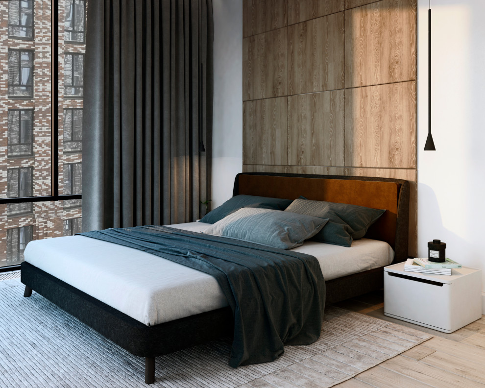 Спальня в ЖК "Пресня Сити"