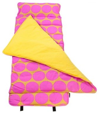 Wildkin Ashley Collection Big Dots Hot Pink Nap Mat
