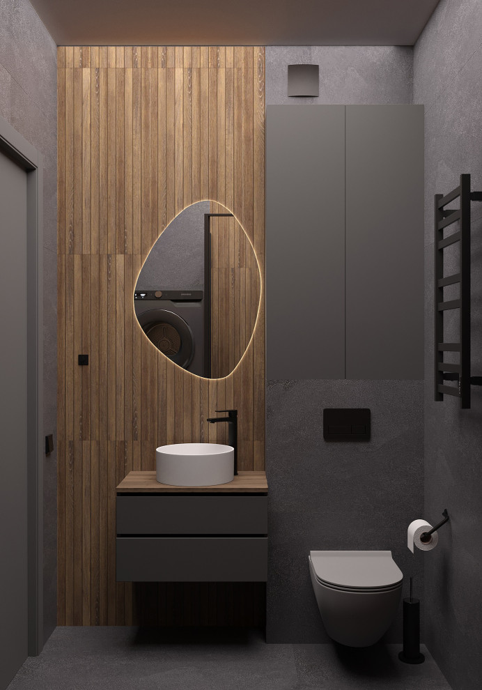 Евродвушка для молодой пары в темных оттенках