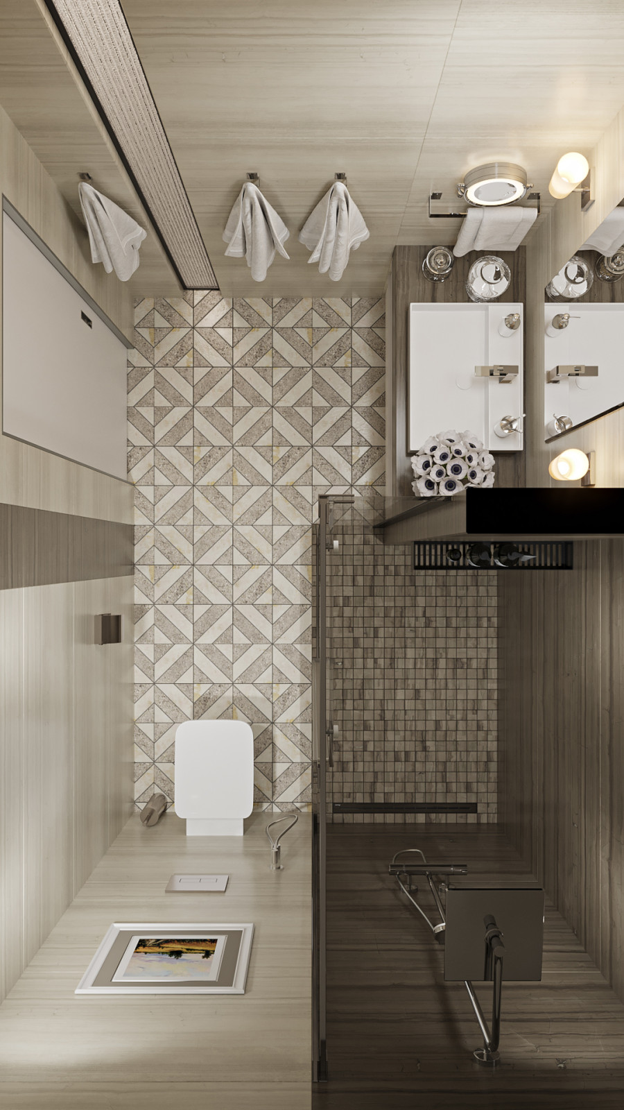 Планировочное решение мастер санузла