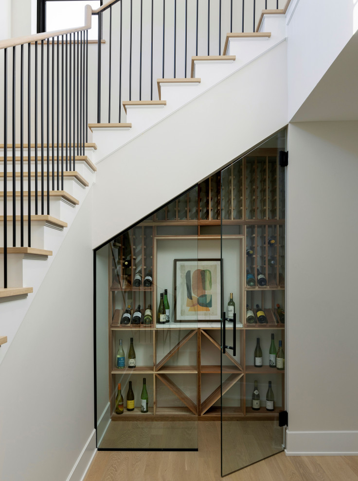 Transitional wine cellar photo in Minneapolis