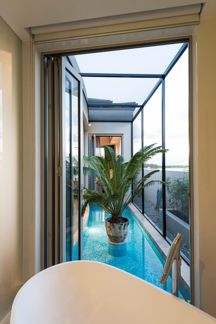Sanctuary Cove Project contemporaneo-piscina