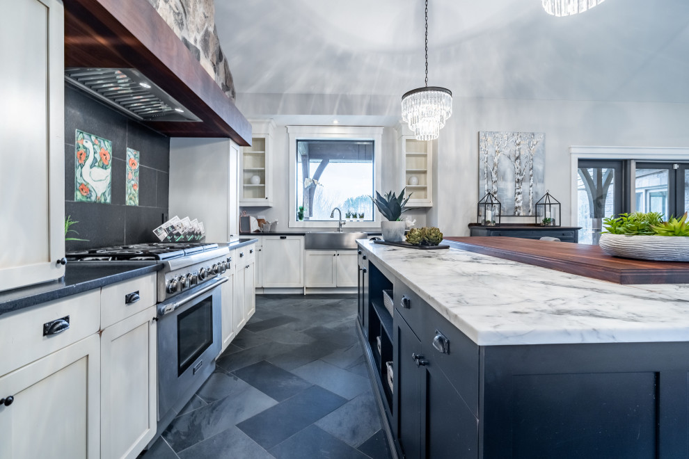 Caledon Modern Farmhouse Kitchen Toronto by Lori Pedersen Home