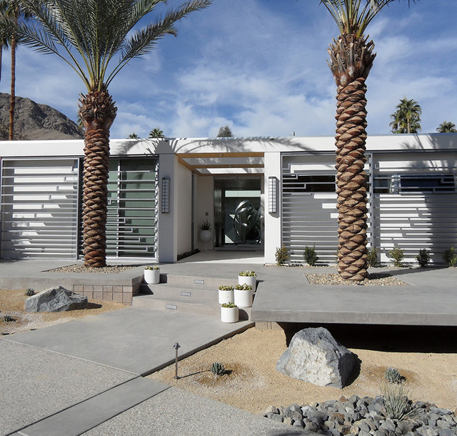 Desert Modern moderno-fachada