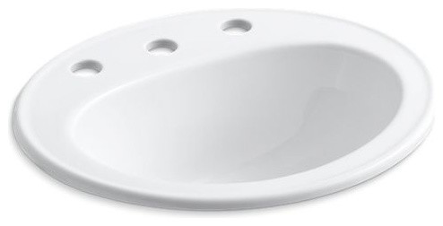 Kohler Pennington Self-Rimming Lavatory With 8" Centers - Contemporary