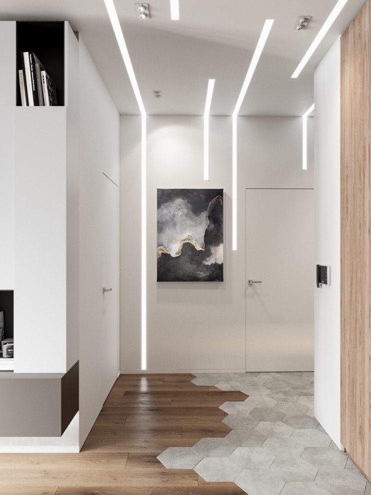 Квартира в современном стиле с элементами ЭКО в Санкт-Петербурге