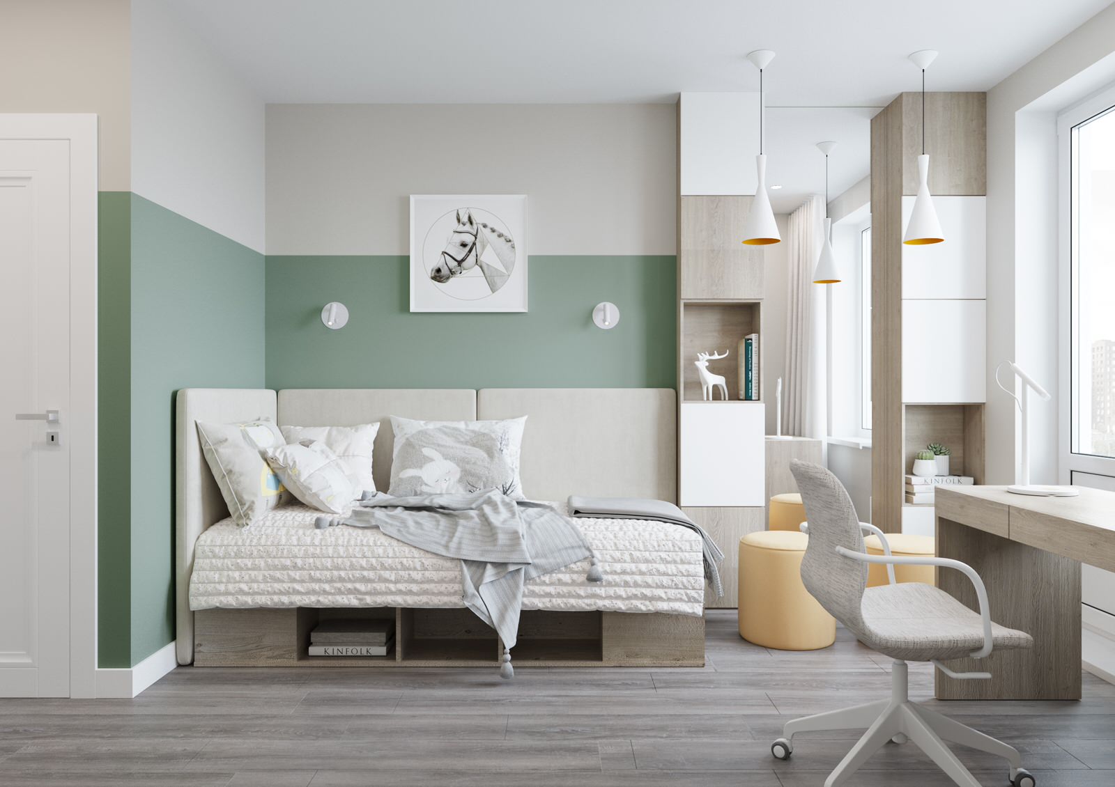 Квартира для семьи с двумя дочками