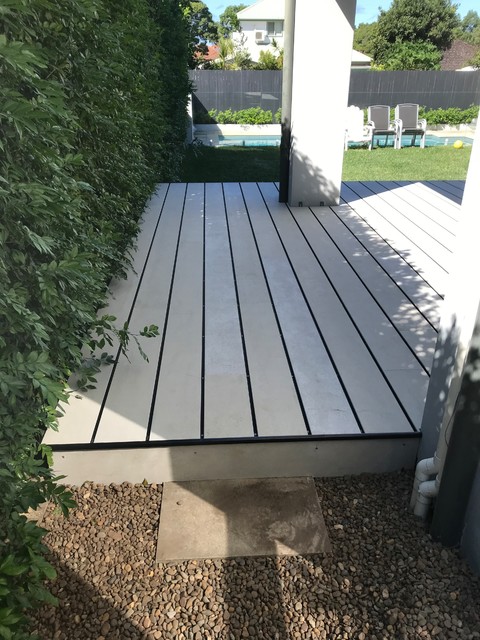 Custom Hardie Deck modern-deck
