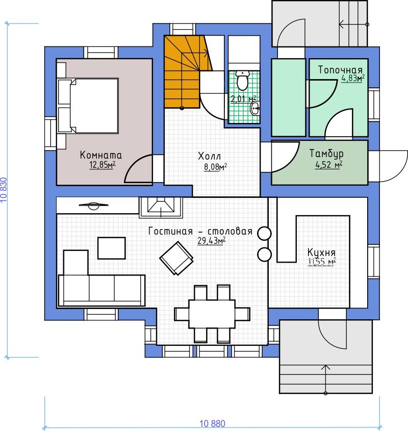 Проект дома № 5