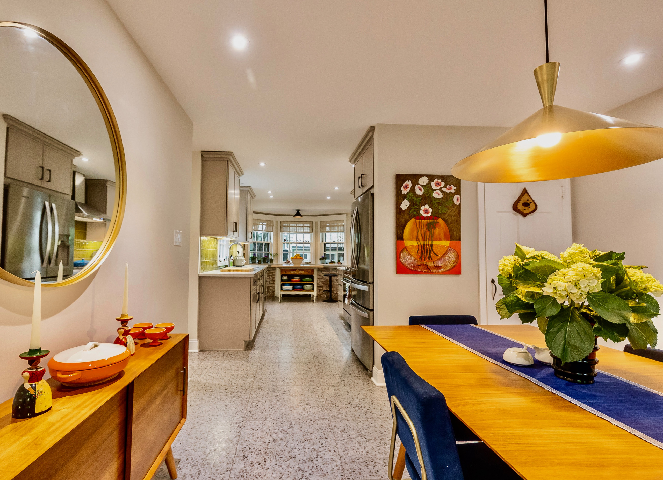Artist's Kitchen and Dining Room