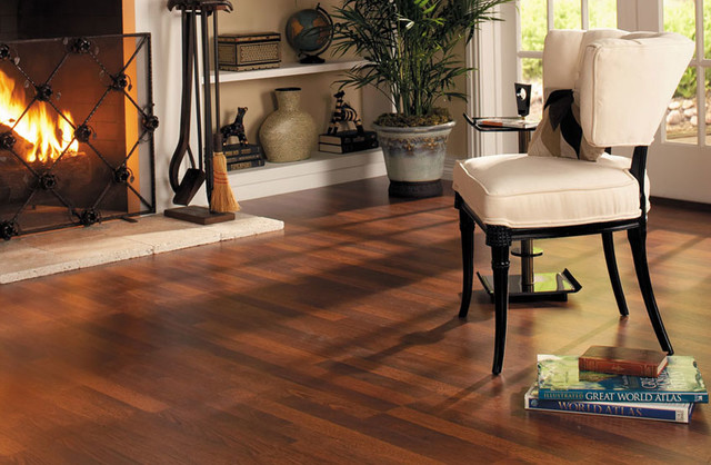 Quick-Step Brazilian Cherry Laminate Flooring - Rustic - Living Room ...