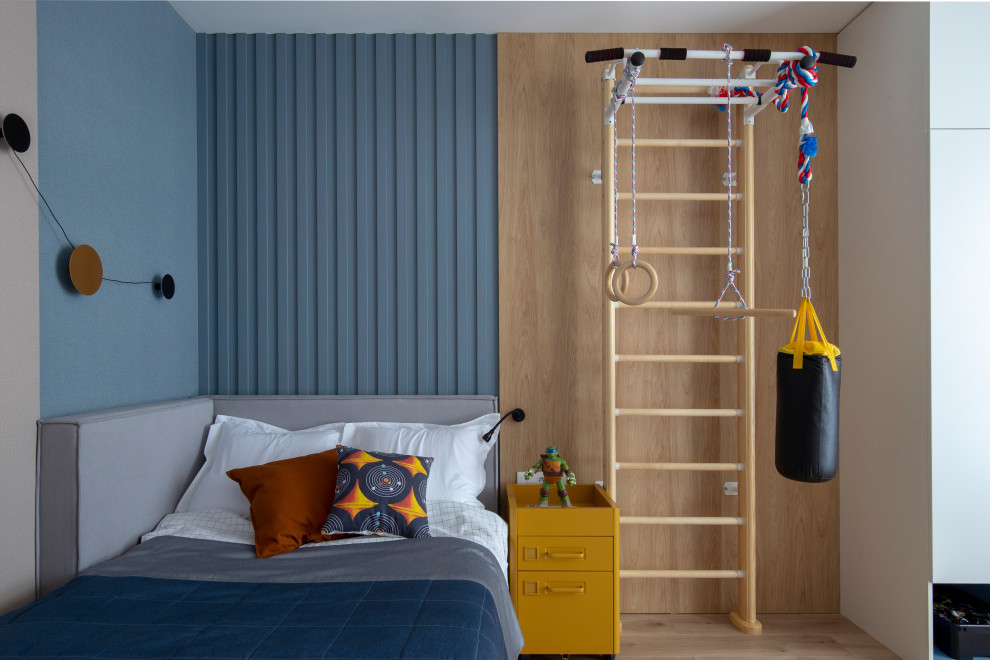 Проект 3-х комнатной квартиры "Лесная Рапсодия". Детская.