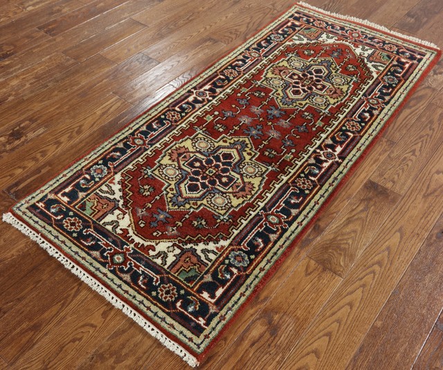 3x6 Runner Heriz Rug Terranean Hall And Stair Runners By