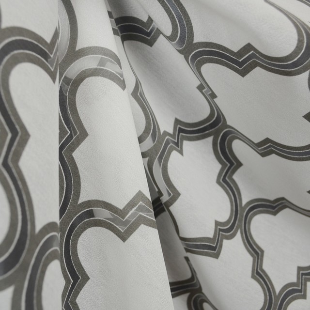 Trellis Fabric penrose silver white sheer trellis fabric - traditional - drapery Trellis Fabric penrose silver white sheer trellis fabric - traditional - drapery