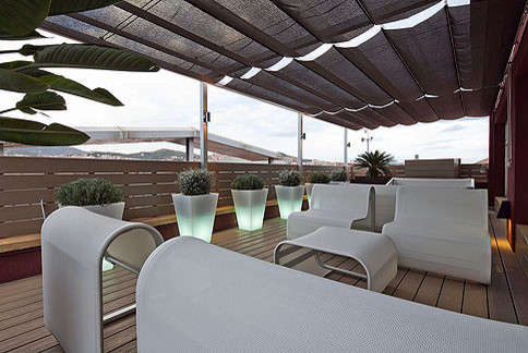 Office Terrace Design contemporaneo-terraza-y-balcon