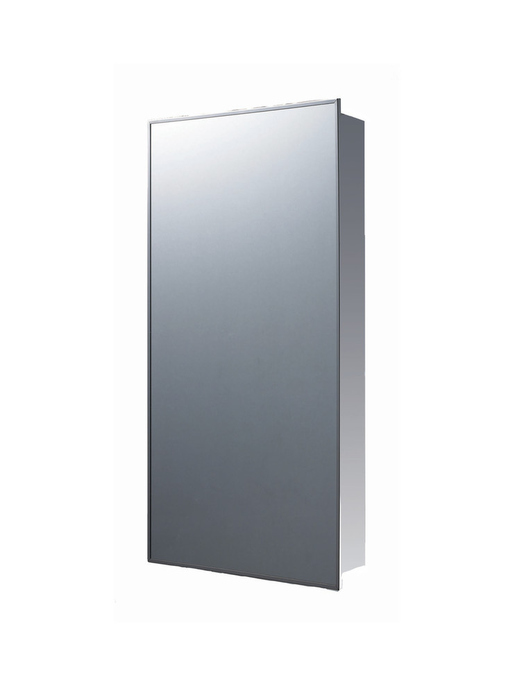 Stainless Steel Series Medicine Cabinet, 16"x26", Surface Mounted