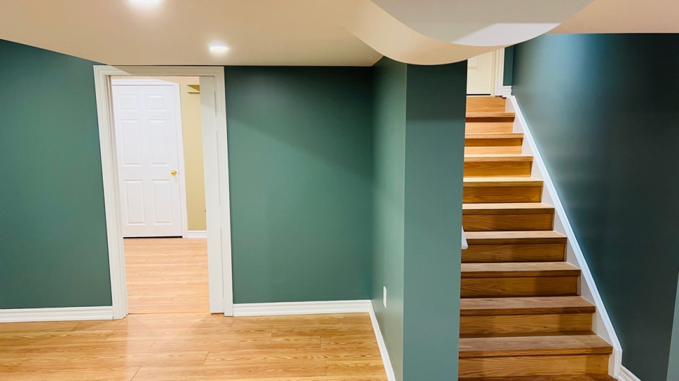 Mississauga Complete 1200 sq. ft. Basement Remodel
