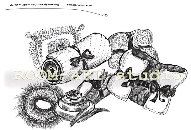 Эскизы штор