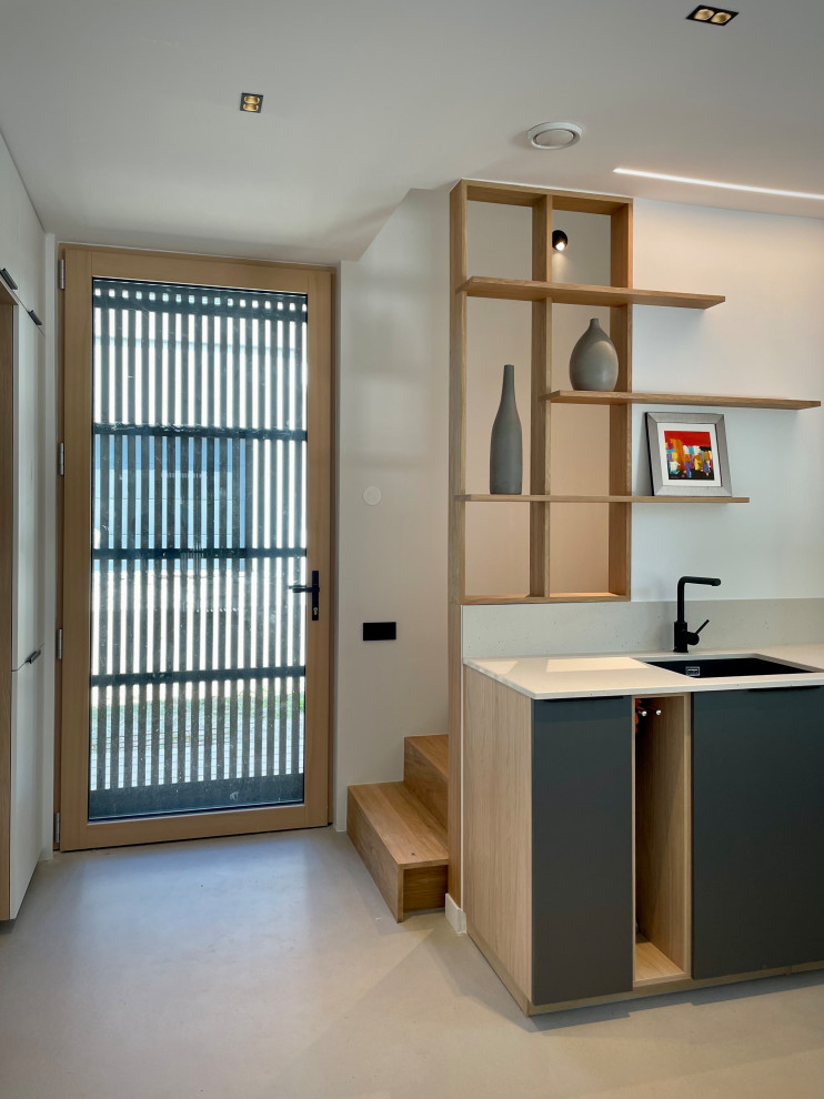 (En cours) Maison ossature bois mixte enduit, bardage bois