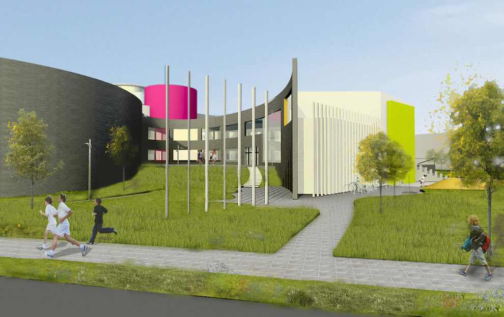 Школа для района "Евроград". Анастасия Ковалёва. Дипломный проект бакалавра.