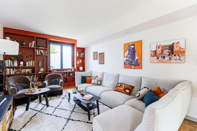 R&eacute;novation Montesquieu - Salon moderne-dagligstue