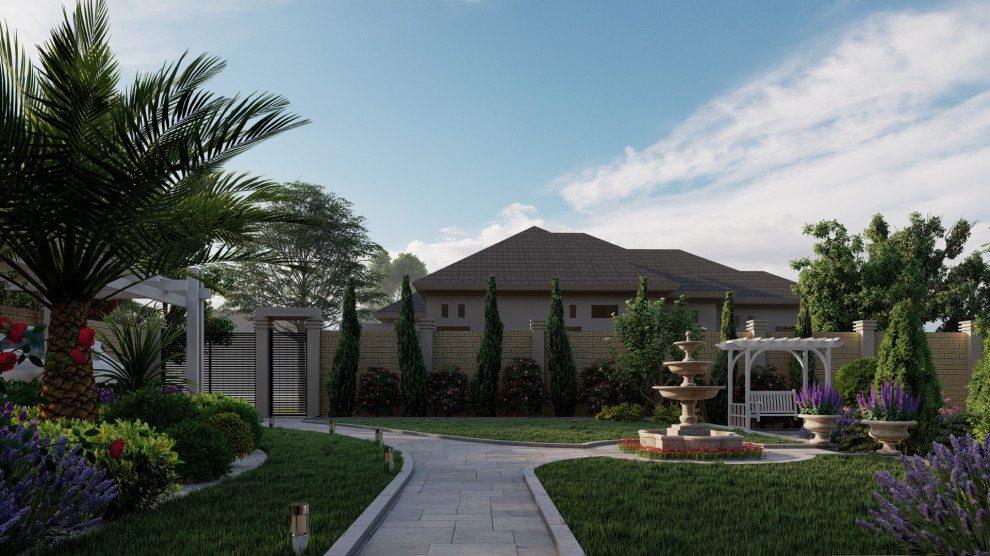 Ландшафтный проект участка в Севастополе