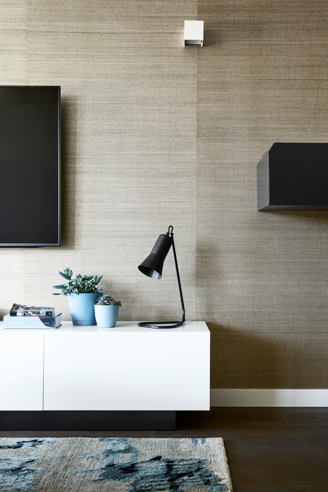 Inspiration for a contemporary living room in Sydney.