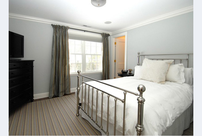 Inspiration for a transitional bedroom remodel in Miami
