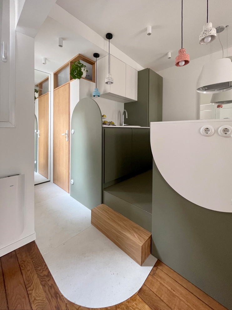 Renovation complète et aménagement sur mesure d'un pied a terre parisien de 27m2