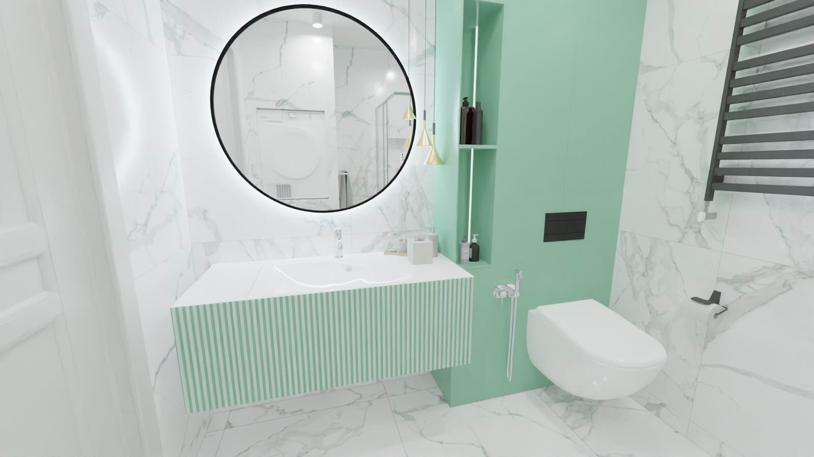 Дизайн решение ванной коамнаты