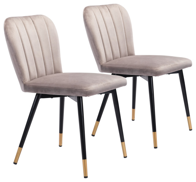 Manchester Dining Chair Set Midcentury Dining Chairs by Zuo