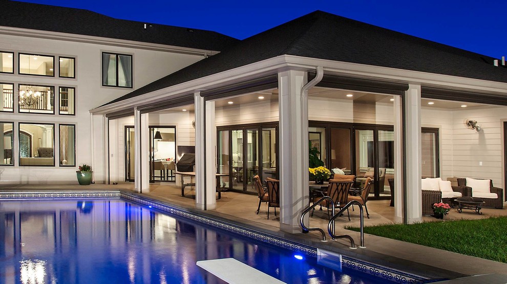 Home design - transitional home design idea