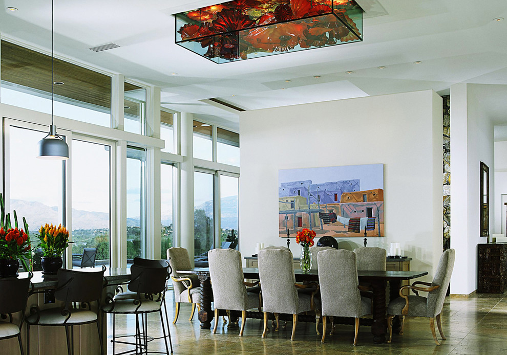Contemporary dining room in Phoenix.