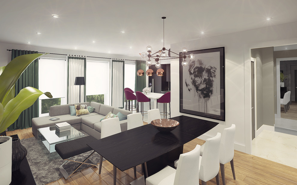 Дизайн интерьера квартиры для молодой семьи в жилом комплексе "Отрада"