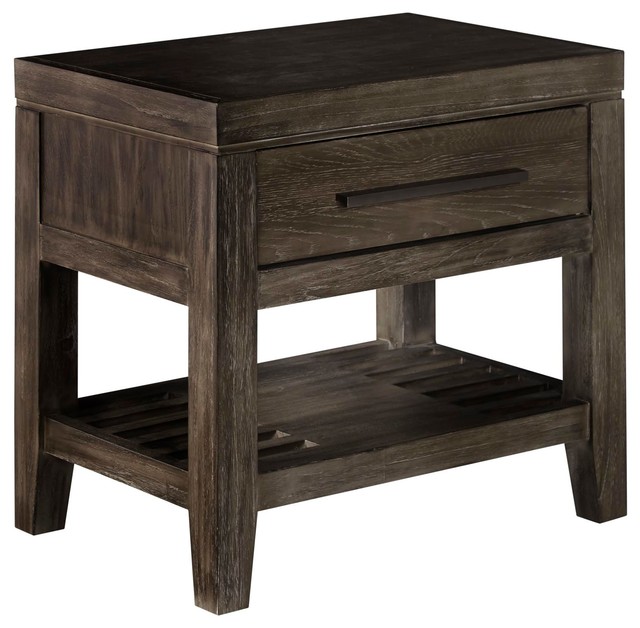 bedside table with built in light