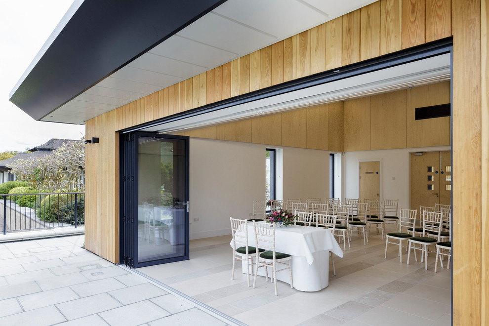 This is an example of a contemporary terrace in Devon.