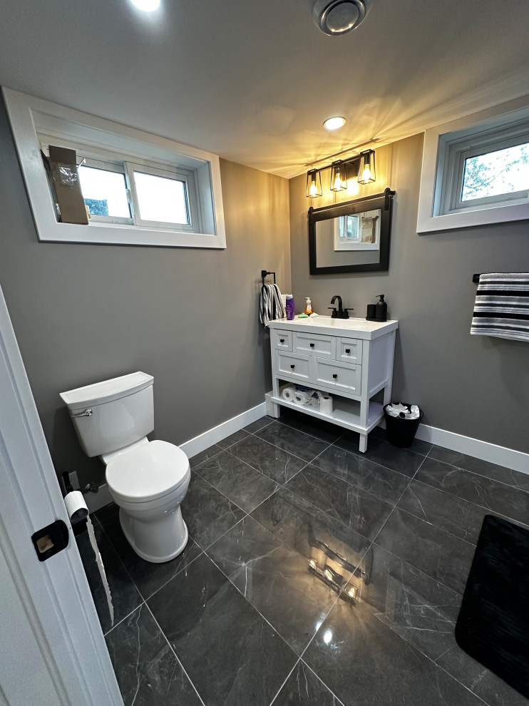 Largie Road - Modern Basement Bathroom - Dutton, ON