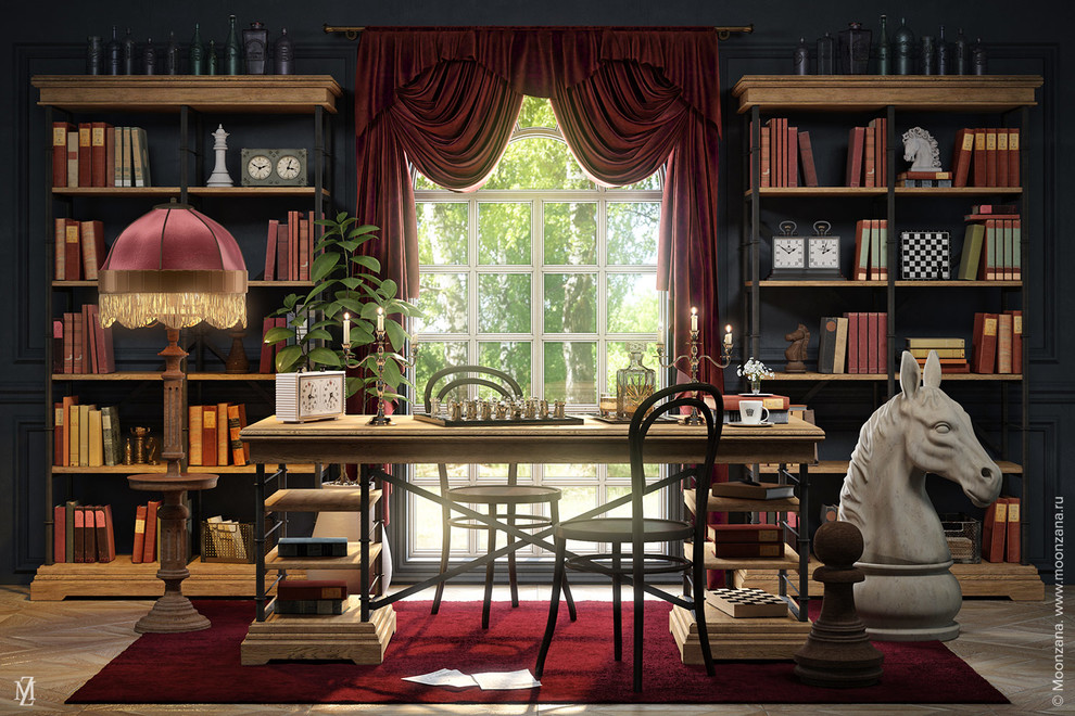 Кабинет шахматиста с использованием мебели серии Репаблик