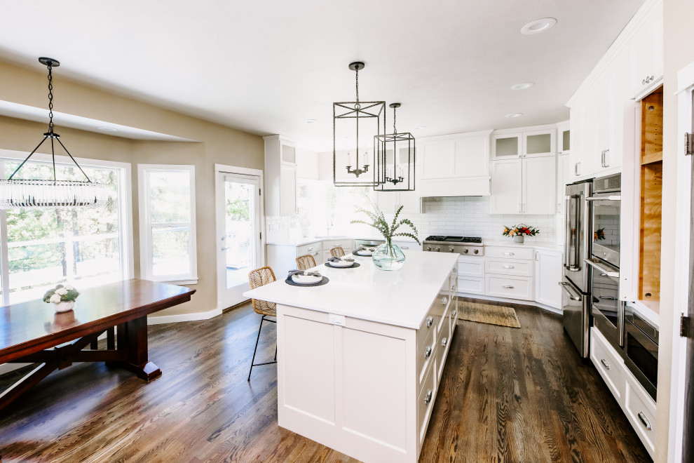 Inspiration for a transitional kitchen remodel in Seattle