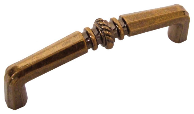 Belwith Hickory 3 In. Ravel Antique Rose Gold Cabinet Pull P3454-ARG