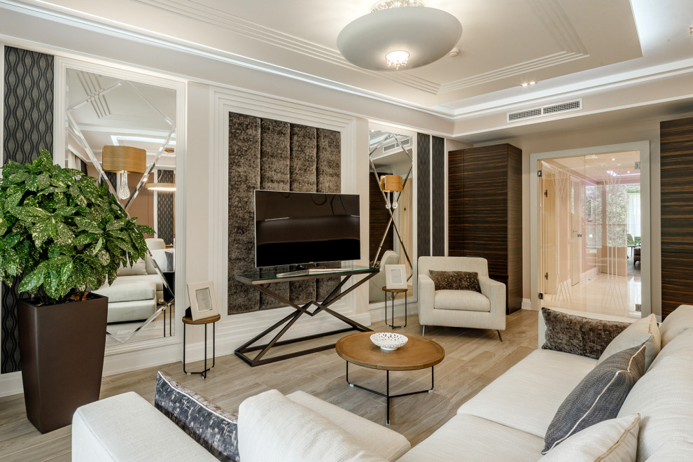 Современный лаконичный интерьер в ЖК "Камелия"