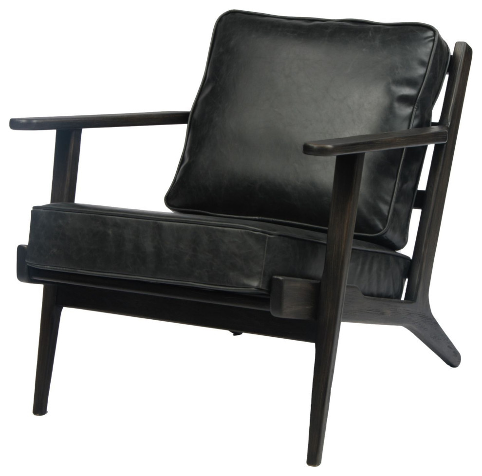 Junior Arm Chair Black Midcentury Armchairs And Accent Chairs