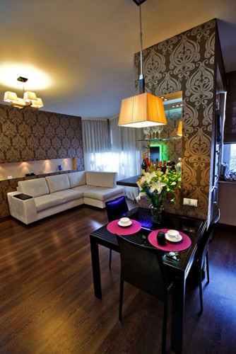 Дизайн интерьера 2-комнатной квартиры с большой гостиной