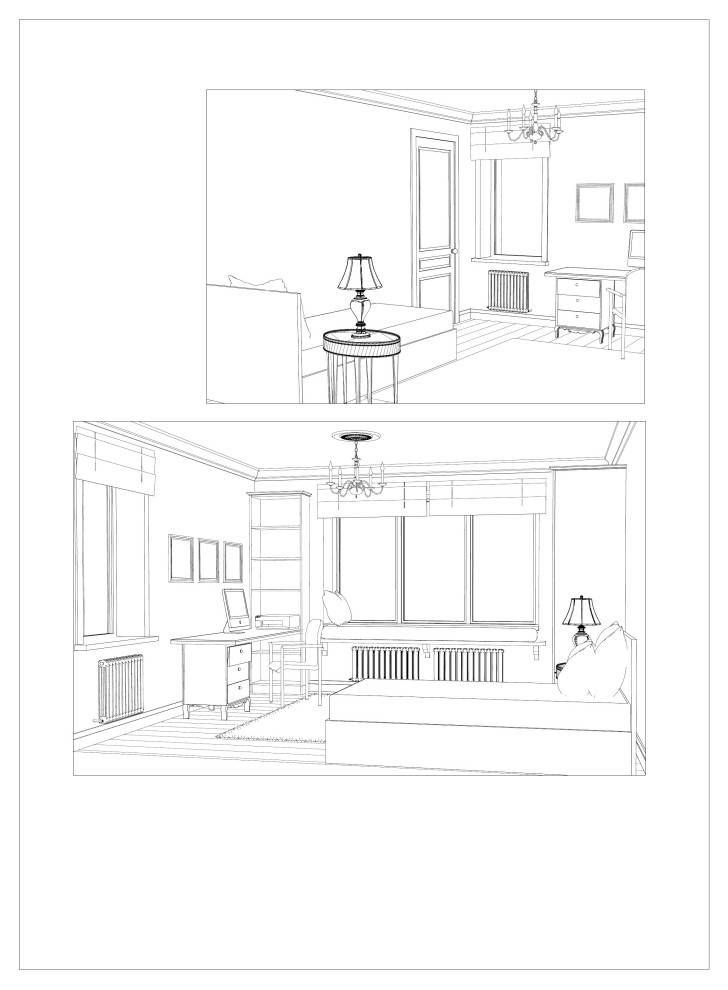 Рабочий и эскизный  проект. Таун-хауз Вяземское 156 м.кв.