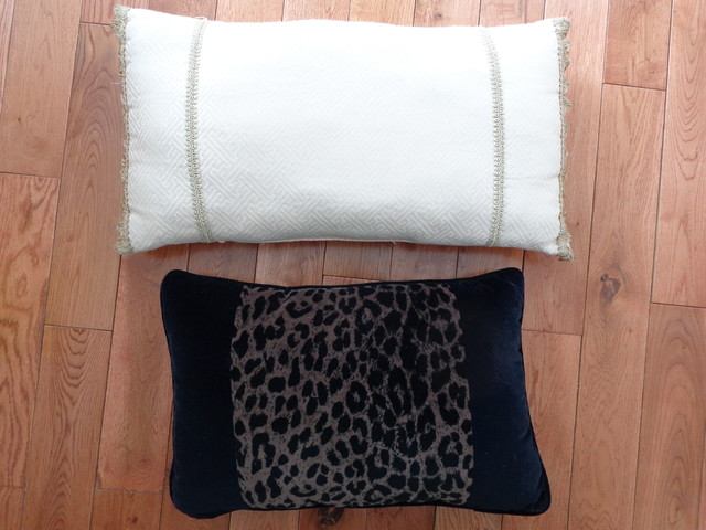 DIY Re-vamping a Skirt into Cushion Covers