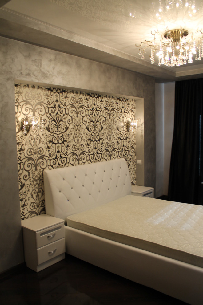 спальня в сером