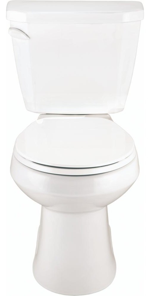 Gerber Viper Complete ToiletInABox With Round Front Bowl, 1.28 Gpf, White Traditional