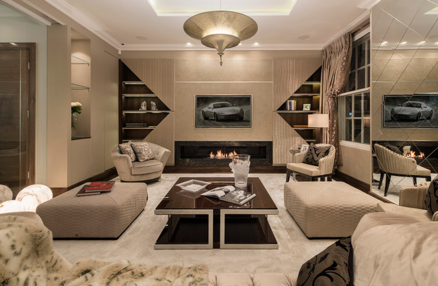 Park Street contemporary-vardagsrum