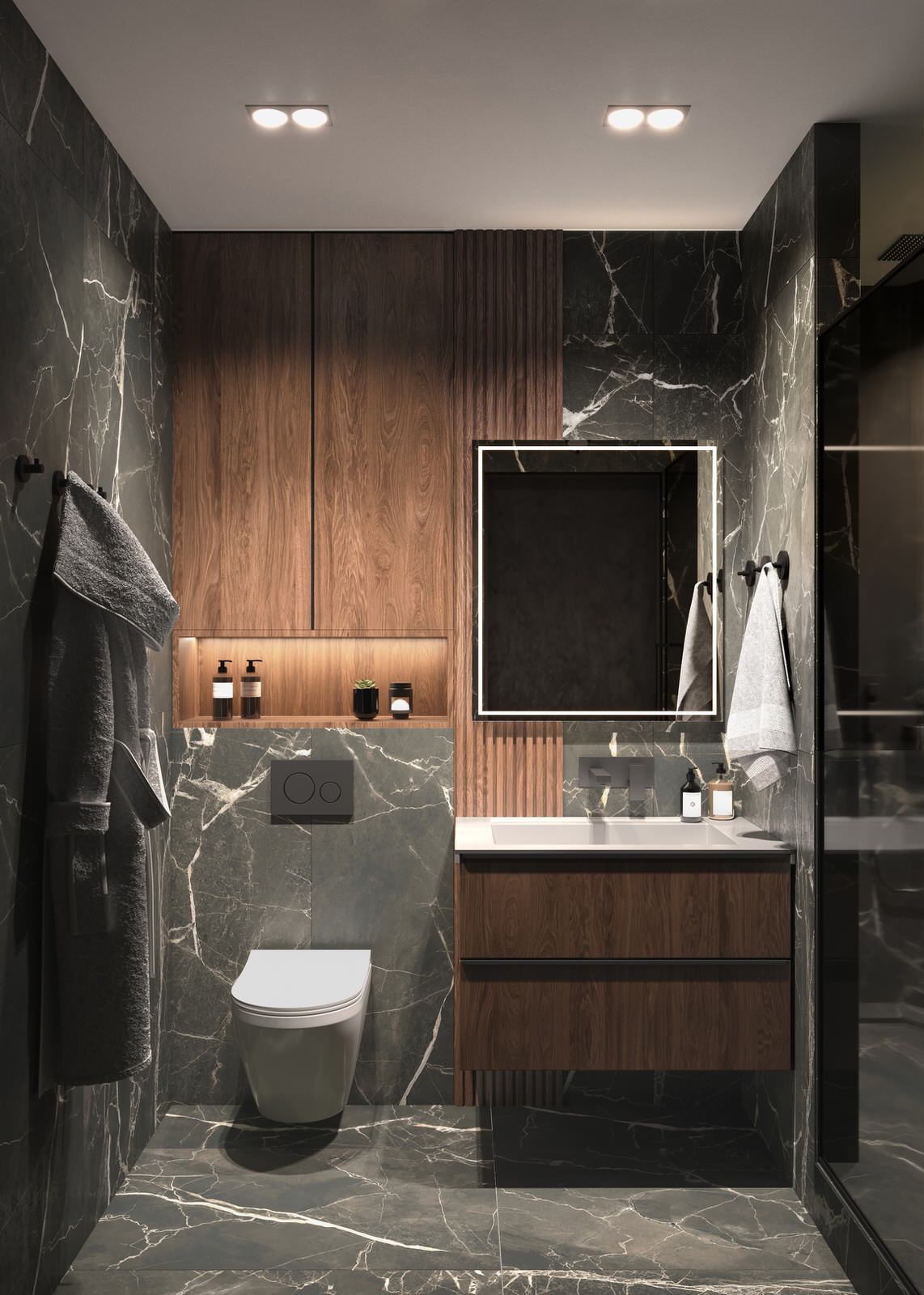 Дизайн-проект гостевого санузла