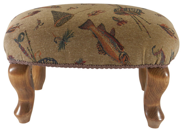 Queen Anne Footstool - Traditional - Footstools And Ottomans - by ...